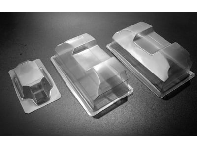 LFRW5072 Clear Front and Rear Wings fits Associated 14b