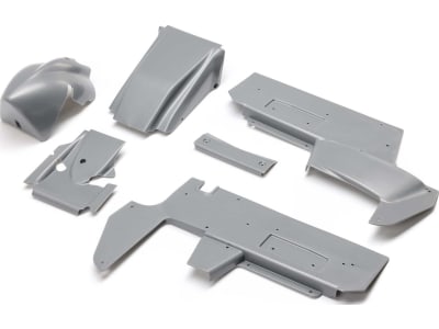 LOS-1889 Body Panel Set Silver: 22S Sprint