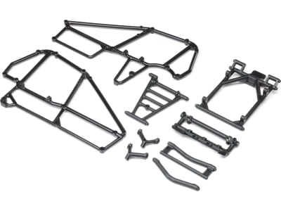 LOS-2424 Cage Set Black: 22S Sprint