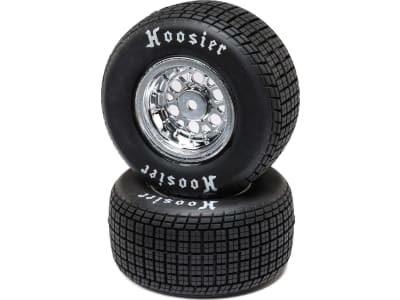 LOS-2425 Rear Tire Set Mounted Hard: 22S Sprint