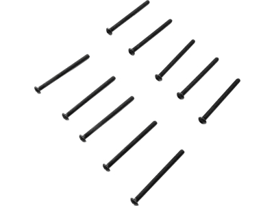 LOS-3941 Button Head Screws M4 x 50mm STL 10