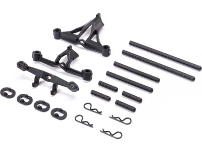 LOS211033 Body Mount Set and Posts: Mini Drag