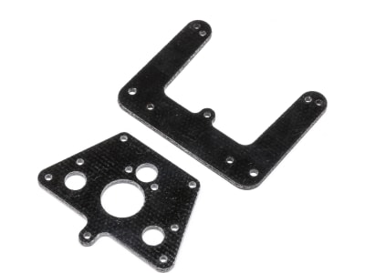 LOS214024 Front and Rear Shock Towers: Mini JRX2