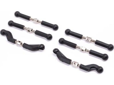 LOS214040 Camber and Steering Link Set: Mini Drag