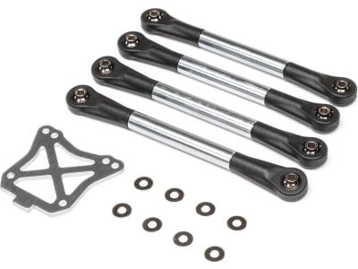 LOS231103 Rear Toe Links 4 Toe Plate: RZR Rey