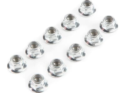 LOS235015 Lock Nut Flanged M5 x 0.8 Serrated 10