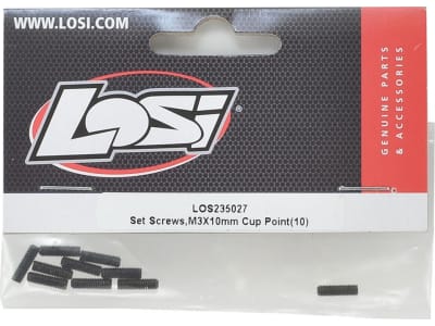 LOS235027 Set Screws M3 x 10mm Cup Point 10