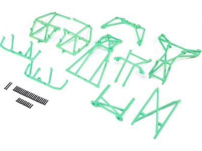 LOS241027 Cage Set Complete Green: LMT