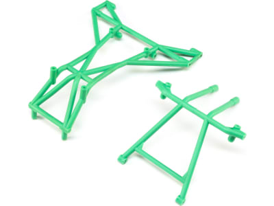 LOS241041 Top and Upper Cage Bars Green: LMT