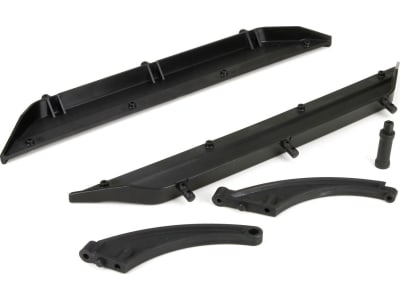 LOS251010 Chassis Side Guards and Chassis Braces: 1:5 DB XL
