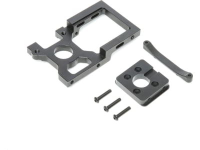 LOS252058 Motor Mount w / Adapter Black: DBXL-E