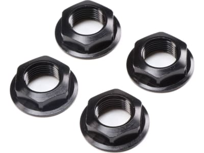LOS252112 17mm Flanged Wheel Nut Black 4 : Super Rock Rey