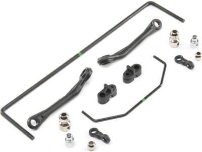 LOS254043 Front and Rear Sway Bar Set: Super Baja Rey