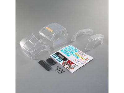 LOS330005 F0RD Raptor Body Set Clear : Baja Rey