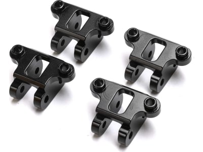 LOS344003 Axle Shock Mount Al Black 4 : LMT TTLMT
