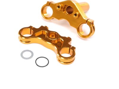 LOS364005 Aluminum Triple Clamp Set Gold: PM-MX / SM