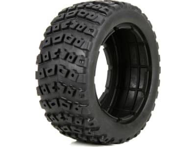 LOS45006 Left and Right Tires 1ea and Foam Inserts 2 :1:5 4WD DB XL