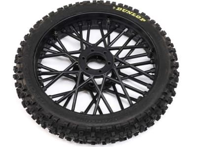 LOS46004 Dunlop MX53 Front Tire Mounted Black: PM-MX