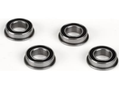 LOSA6948 8x14x4mm Flanged Rubber Seal Ball Bearing  4 