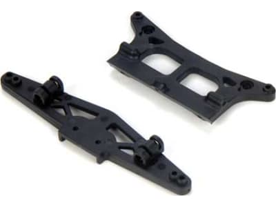 LOSB1852 Front / Rear Shock Tower and Lower Shock Mounts: MSCT
