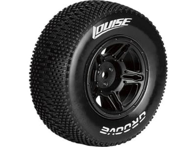 LOULT3146SB Sc-Groove 1:10 Short Course Tires Soft 12 14 and 17mm Removable