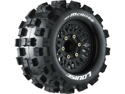 LOULT3274SX Mt-Mcross Soft 1:10 Monster Truck Tires 0 and 1 / 2 Offset 12 14