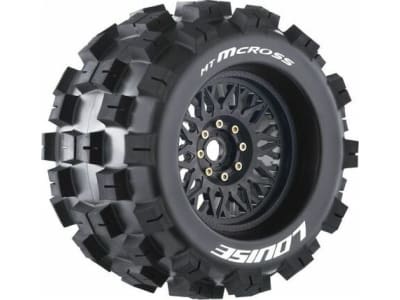 LOULT3276X Mt-Mcross Sport 1 / 8 Monster Truck Tires 0 and 1 / 2 Offset 17mm Re