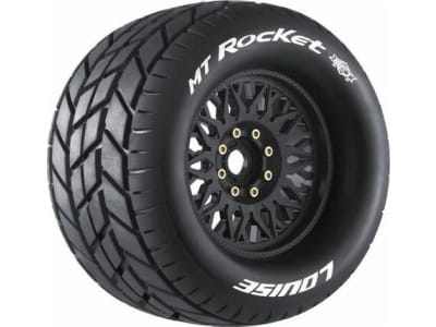 LOULT3320X Mft Mt-Rocket Sport 1 / 8 Monster Truck Tires 17mm Hex 0 and 1 / 2 O