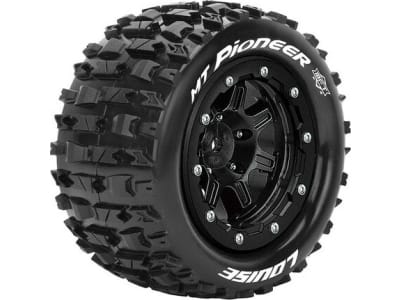 LOULT3329SB Mft Mt-Pioneer 1:10 Monster Truck Tires 1 / 2 Offset 17mm Hex S