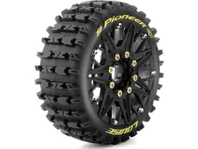 LOULT3363SB Mft B-Pioneer Soft 1 / 8 Buggy Tires,  17mm Hex,  0 and 1 / 2 Offset,  Mo