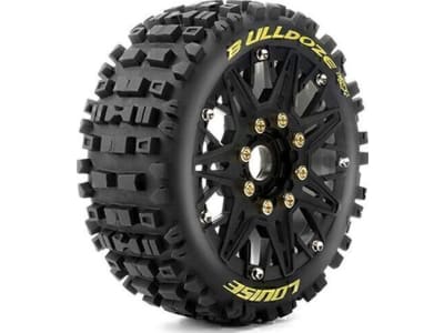 LOULT3365SB Mft B-Ulldoze Soft 1 / 8 Buggy Tires,  17mm Hex,  0 and 1 / 2 Offset,  Mo