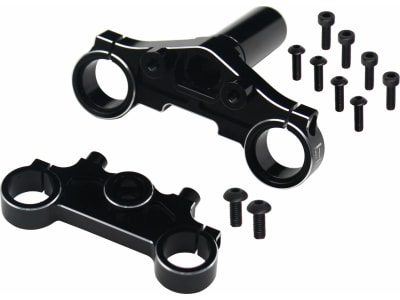 LPC55C01 Black Aluminum Triple Clamp upgrade Set fits Losi Promoto MX