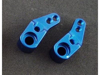 LW15B06 Associated Rc-12 Blue Aluminum Front Knuckles