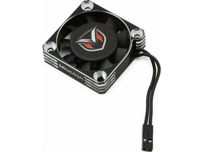 MCL4370 40mm Aluminum Hurricane V2 Motor Fan  Black / Silver 