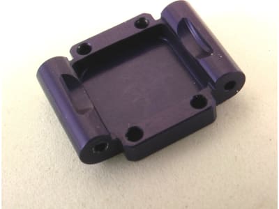 MCT1006 Aluminum Rear Arm Mount -2deg  Stock  Blue  - Losi 1 / 36 Micro-T