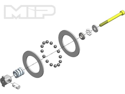 MIP17065 Carbide Diff Rebuild Kit :Tlr 22 Series Vehicles