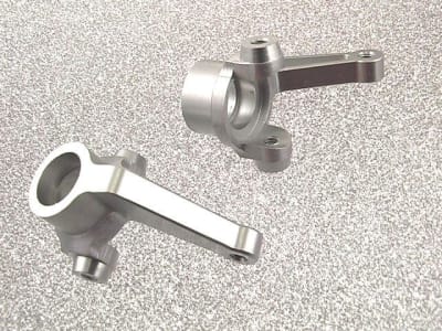 MLT2108 Silver Aluminum Knuckles  Uprights  Pair