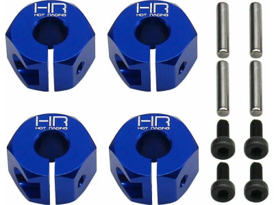 MMX10X06 Blue Aluminum 12mm Wheel Hex TRA Mini Max