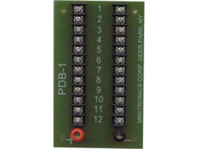 MNTPDB1 Miniatronics 12-Position Prewired Power Distribution Block  Rate