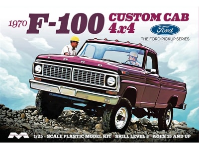 MOE1230 1 / 25 1970 F0RD F-100 Custom Cab 4x4