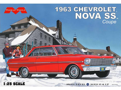 MOE2319 1963 Chevrolet Nova SS Coupe 1 / 25th Scale