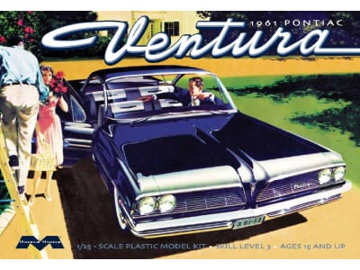 MOE2851 1961 Pontiac Ventura Sd Plastic Model Kit