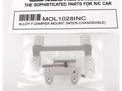 MOL1028INC08 Kyosho Mini Z Silver Aluminum Front Shock Tower