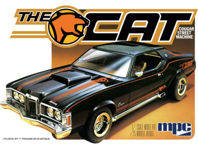 MPC1004 1 / 25 1973 Mercury Cougar The Cat Plastic Model Kit