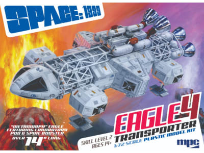 MPC979 14 Space:99 Eagle 4 Lab Pod and Spine Booster 1 / 72 Plastic Model K