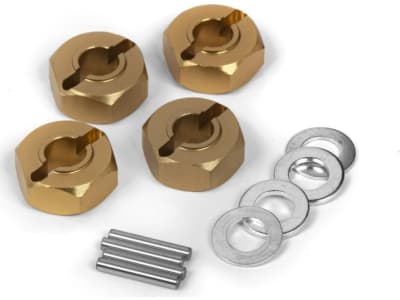 MVK150184 Aluminum 12mm Wheel Hex Hub Set 4 pieces Fits Most Quantums