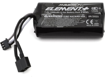 MVK151109 Element 2S Li-Ion Battery w / T-Style Plug  7.4V / 1200mAh 