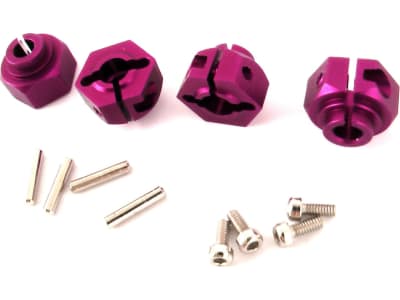 NMT2010M Purple alum. 12mm hex Wheels hub mt2