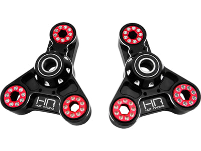 NRO22M01 Aluminum Rear Axle Carriers Hd Bearings Nero