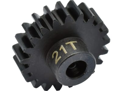 NSG21M1 21t Steel Mod 1 Pinion Gear 5mm